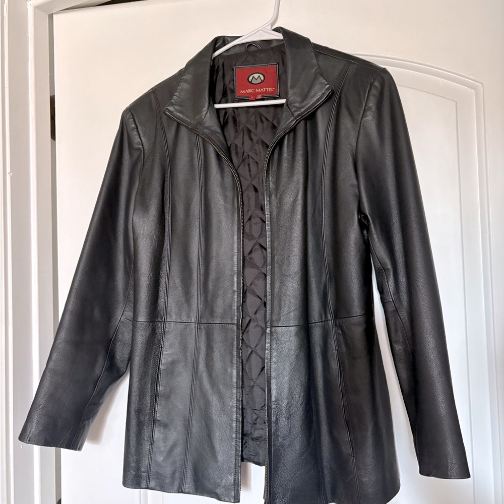 Size Large Marc Mattis Women’s Leather Jacket